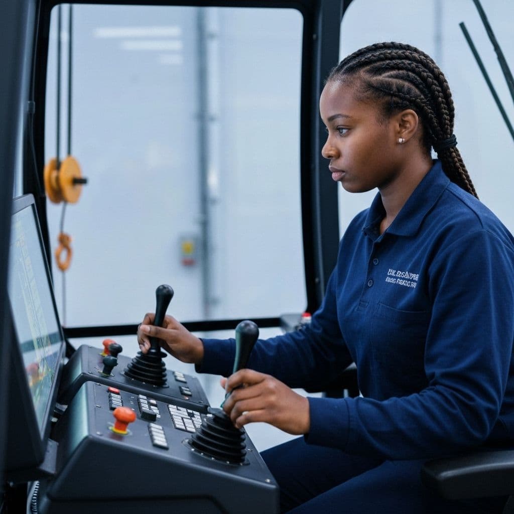 Crane operator training